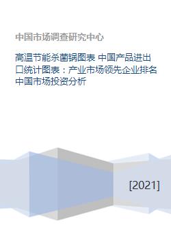 高温节能杀菌锅图表 中国产品进出口统计图表 产业市场领先企业排名中国市场投资分析